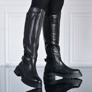 Cizme Dama Imblanite Andra Negre - Need 4 Shoes