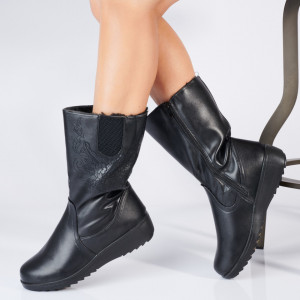 Cizme Dama Imblanite Avram Negre - Need 4 Shoes