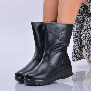 Cizme Dama Imblanite Devin Negre- Need 4 Shoes