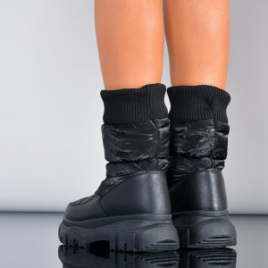 Cizme Dama Imblanite Mavy Negre - Need 4 Shoes