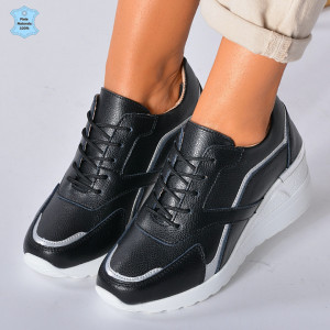 Adidasi Dama Piele Naturala Debby Negri - Need 4 Shoes