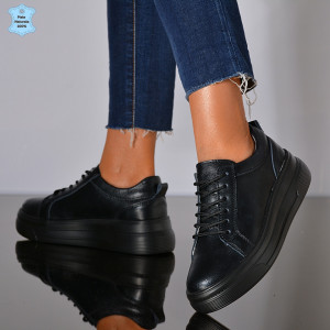  Adidasi Dama Piele Naturala Diago Negri - Need 4 Shoes