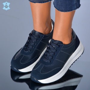 Adidasi Dama Piele Naturala Maurina Navy- Need 4 Shoes