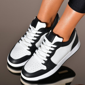 Adidasi Dama Luana Alb/Negru- Need 4 Shoes