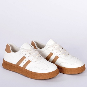 Adidasi Dama Marimba Alb/Kaki- Need 4 Shoes