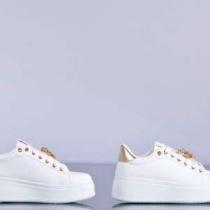 Adidasi Dama Reya Alb/Auriu- Need 4 Shoes