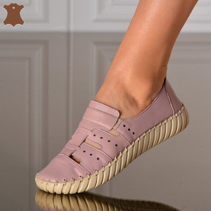 Pantofi Dama Piele Naturala Flavia Lila- Need 4 Shoes