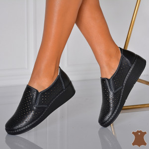 Pantofi Dama Piele Naturala Ilona Negri - Need 4 Shoes
