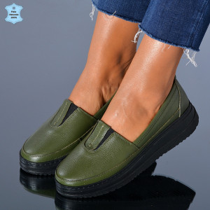 Pantofi Dama Piele Naturala Maira 2 Verzi- Need 4 Shoes