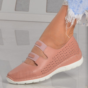 Pantofi Dama Piele Naturala Rimini Roz - Need 4 Shoes