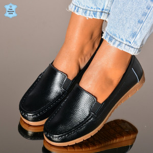 Pantofi Dama Piele Naturala Rolina Negri - Need 4 Shoes
