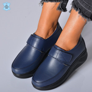 Pantofi Dama Piele Naturala Suzana Navy- Need 4 Shoes
