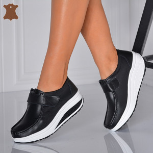 Pantofi Dama Piele Naturala Zena 6 Negri- Need 4 Shoes