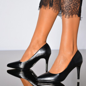 Pantofi Cu Toc Dama Adina Negri- Need 4 Shoes