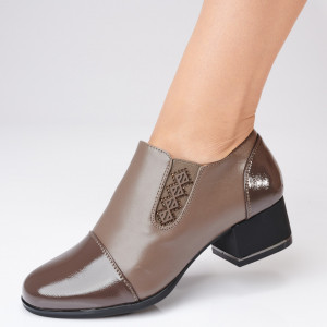 Pantofi Cu Toc Dama Aida Kaki- Need 4 Shoes