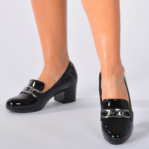 Pantofi Cu Toc Dama Brandy Negri