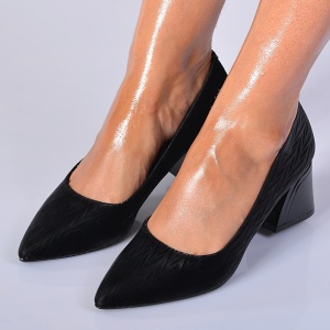 Pantofi Cu Toc Dama Cruella Negri- Need 4 Shoes