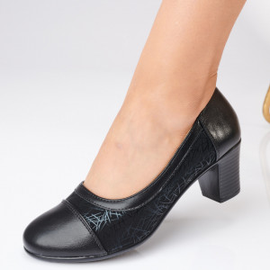 Pantofi Cu Toc Dama Dafina 2 Negri- Need 4 Shoes