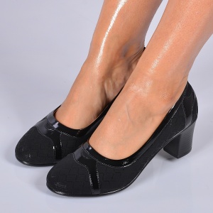 Pantofi Cu Toc Dama Domnica 5 Negri- Need 4 Shoes