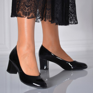 Pantofi Cu Toc Dama Fiona Negri- Need 4 Shoes