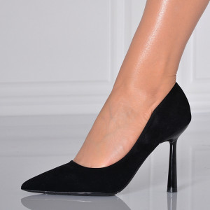 Pantofi Cu Toc Dama Giselle Negri - Need 4 Shoes