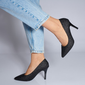 Pantofi Cu Toc Dama Liana Negri- Need 4 Shoes