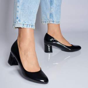 Pantofi Cu Toc Dama Luiza Negri- Need 4 Shoes