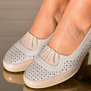 Pantofi Cu Toc Dama Lupe Bej- Need 4 Shoes