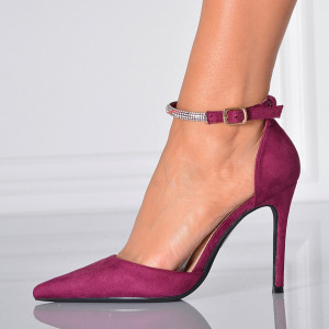 Pantofi Cu Toc Dama Marika Mov- Need 4 Shoes