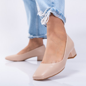 Pantofi Cu Toc Dama Savin Bej- Need 4 Shoes