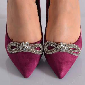Pantofi Cu Toc Dama Sinderela 2 Mov- Need 4 Shoes
