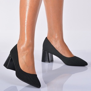Pantofi Cu Toc Dama Stefania 2 Negri- Need 4 Shoes