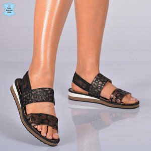 Sandale Dama Piele Naturala Ruby 2 Negre- Need 4 Shoes