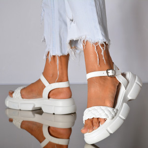 Sandale Dama Cezy Albe- Need 4 Shoes