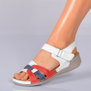 Sandale Dama Zania Albe- Need 4 Shoes