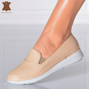Pantofi Medicinali Piele Naturala Veronica Bej- Need 4 Shoes