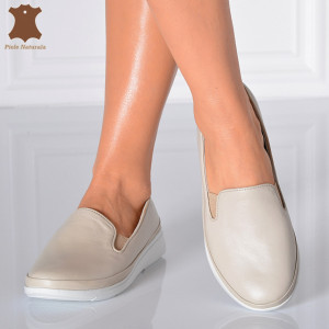 Pantofi Medicinali  Piele Naturala Veronica Nude- Need 4 Shoes