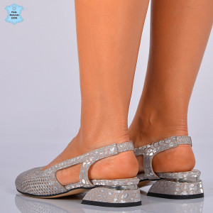 Pantofi Cu Toc Piele Naturala Giulia Nude- Need 4 Shoes