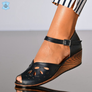 Sandale Dama Piele Naturala Nineta Negre- Need 4 Shoes