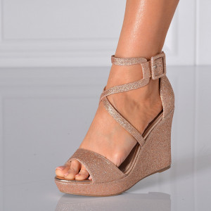 Sandale Cu Platforma Hany Roze- Need 4 Shoes