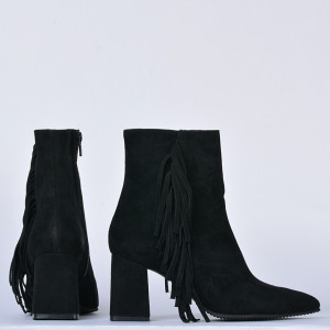 Botine Piele Naturala Amarilis 2 Negre- Need 4 Shoes