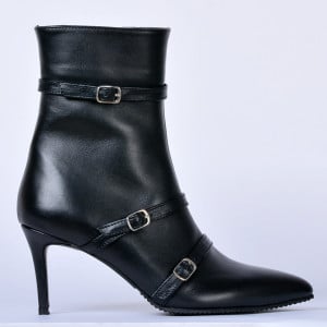Botine Piele Naturala Marvile Negre- Need 4 Shoes