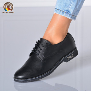 Pantofi Dama Piele Naturala Melda Negri- Need 4 Shoes