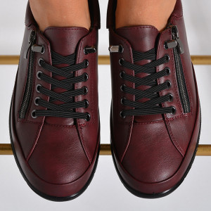 Pantofi Casual Dama Alvina Bordo- Need 4 Shoes