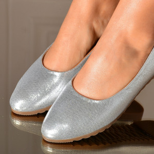 Pantofi Casual Dama Manuela Argintii- Need 4 Shoes