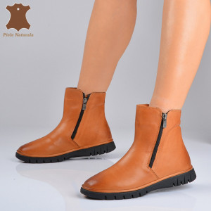 Ghete Dama Piele Naturala Samuel Camel- Need 4 Shoes