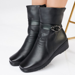 Ghete Dama Imblanite Ara 4 Negre- Need 4 Shoes