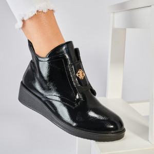 Ghete Dama Imblanite Niky Negre - Need 4 Shoes
