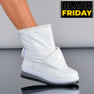 Cizme Dama Imblanite Alev Albe- Need 4 Shoes