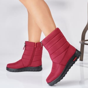 Cizme Dama Imblanite Alfy 4 Rosii- Need 4 Shoes